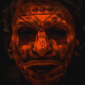 Painted Mud Person of the Ashka'anga Tribes
