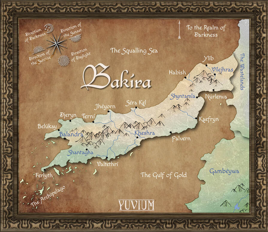 Bakira Realm Map